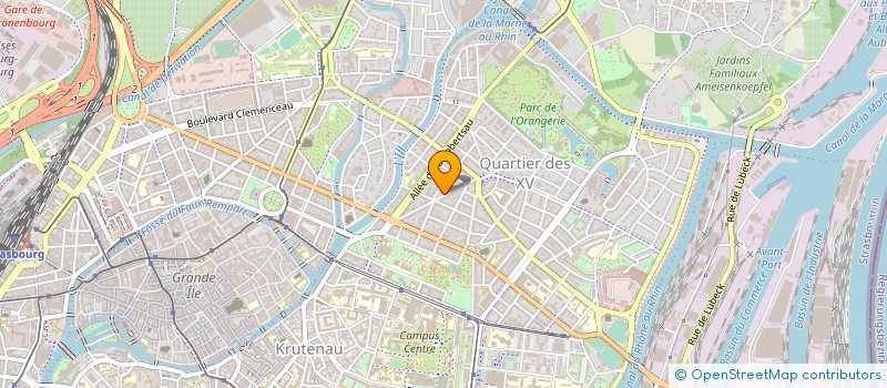 localisation de l'entreprise MONSIEUR PIERRE KEHR à STRASBOURG