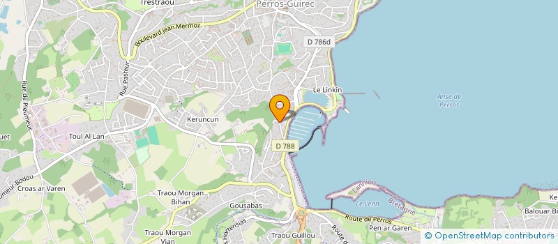 localisation de l'entreprise MONSIEUR PIERRE KERAUTRET à PERROS-GUIREC