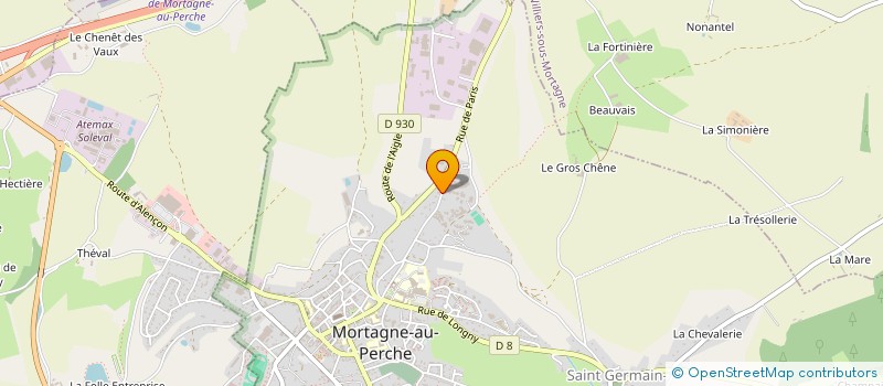 localisation de l'entreprise MONSIEUR PIERRE KERIO à MORTAGNE-AU-PERCHE