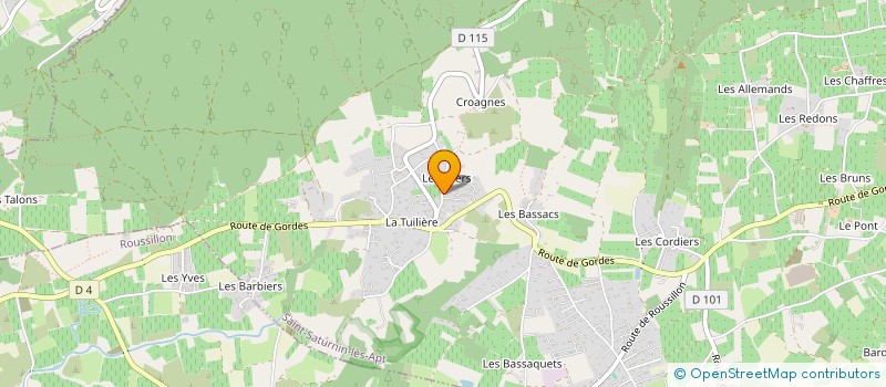 localisation de l'entreprise MONSIEUR PIERRE KERSAUZE  SAINT-SATURNIN LES APT