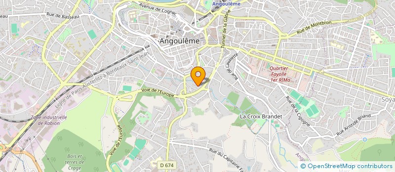 localisation de l'entreprise MONSIEUR PIERRE KERTHE à ANGOULEME