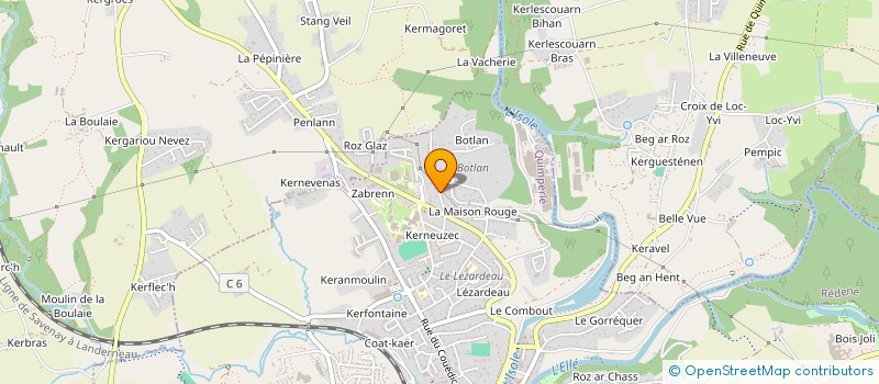 localisation de l'entreprise MONSIEUR PIERRE KERVEL à QUIMPERLE