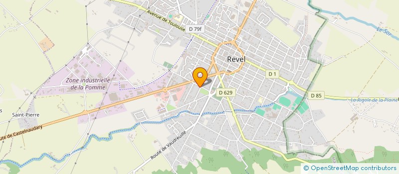 localisation de l'entreprise MONSIEUR PIERRE KINN  REVEL
