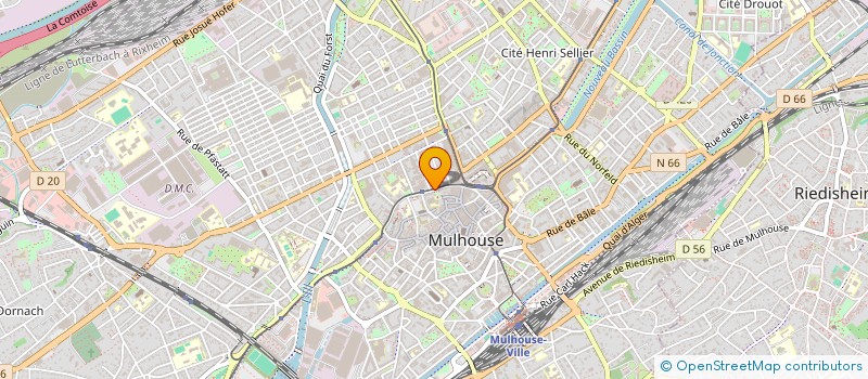 localisation de l'entreprise MONSIEUR PIERRE KIRSCHER  MULHOUSE