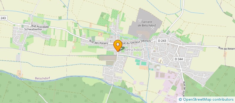 localisation de l'entreprise MONSIEUR PIERRE KISSEL  BETSCHDORF