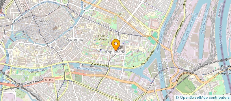 localisation de l'entreprise MONSIEUR PIERRE KLINGER  STRASBOURG