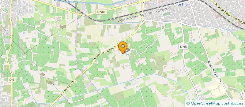 localisation de l'entreprise MONSIEUR PIERRE KOELLER  LE THOR