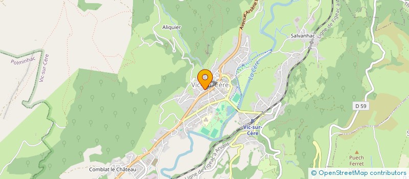 localisation de l'entreprise MONSIEUR PIERRE KOLLER à VIC-SUR-CERE