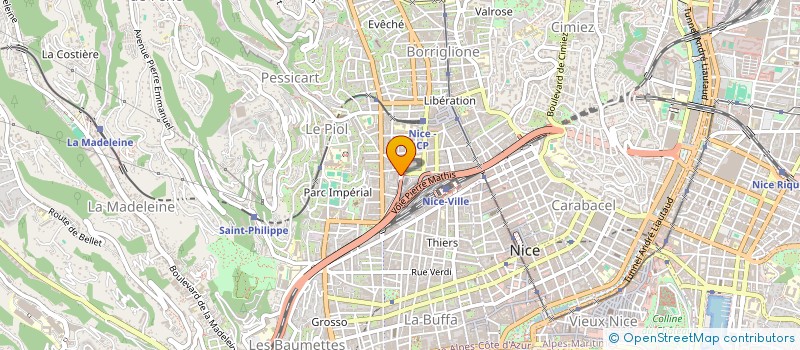 localisation de l'entreprise MONSIEUR PIERRE KOSANECKI à NICE