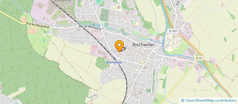 localisation de l'entreprise MONSIEUR PIERRE KUHN  BISCHWILLER