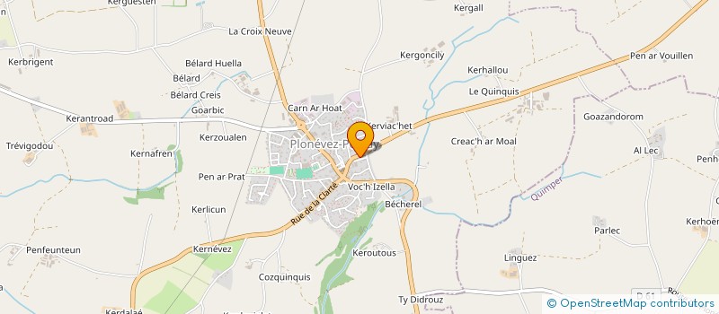 localisation de l'entreprise MONSIEUR PIERRE L'HARIDON  PLONEVEZ-PORZAY