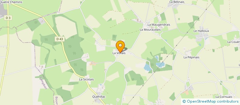 localisation de l'entreprise MONSIEUR PIERRE L'HOUTELLIER  BOUVRON