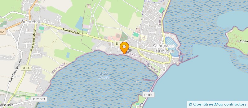 localisation de l'entreprise MONSIEUR PIERRE LABADIE à SAINT-VAAST-LA-HOUGUE