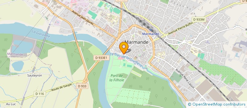 localisation de l'entreprise MONSIEUR PIERRE LABADIE  MARMANDE