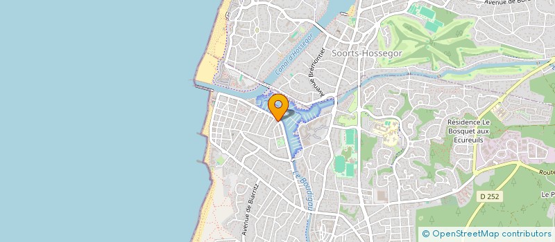 localisation de l'entreprise MONSIEUR PIERRE LABARCHEDE à CAPBRETON