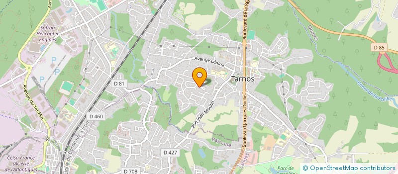 localisation de l'entreprise MONSIEUR PIERRE LABARRERE  TARNOS