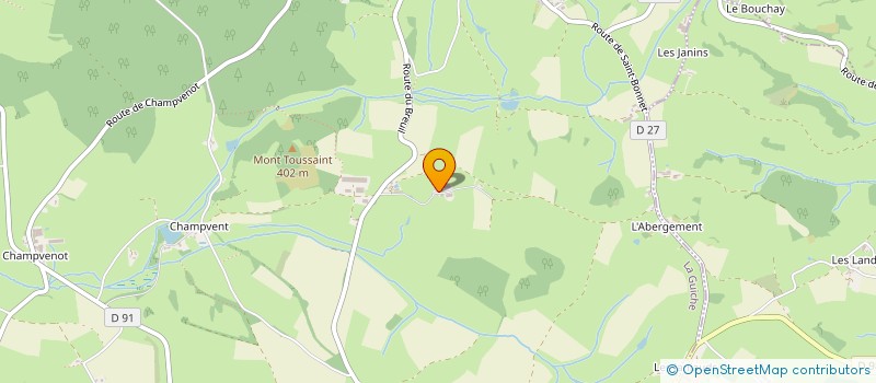 localisation de l'entreprise MONSIEUR PIERRE LABAUNE  LA GUICHE