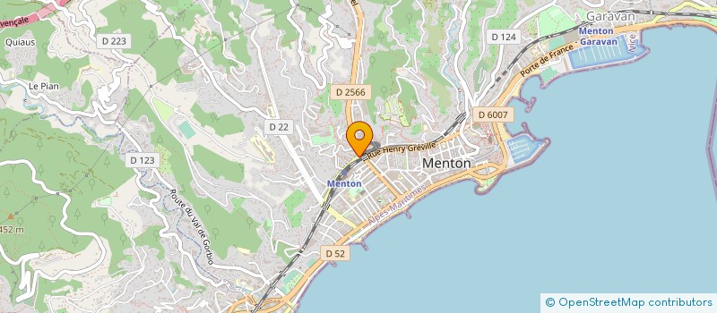 localisation de l'entreprise MONSIEUR PIERRE LABE à MENTON