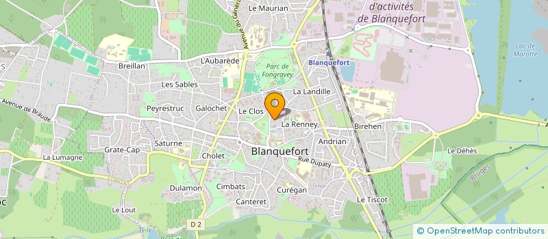 localisation de l'entreprise MONSIEUR PIERRE LABEGUERIE à BLANQUEFORT