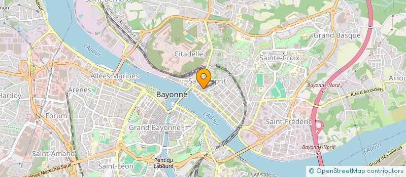 localisation de l'entreprise MONSIEUR PIERRE LABORDE à BAYONNE