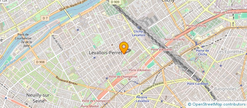 localisation de l'entreprise MONSIEUR PIERRE LABORIE à LEVALLOIS-PERRET
