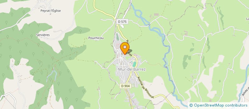 localisation de l'entreprise MONSIEUR PIERRE LABORIE  MUR-DE-BARREZ