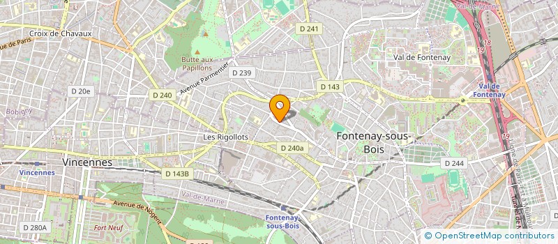 localisation de l'entreprise MONSIEUR PIERRE LABOURDETTE à FONTENAY-SOUS-BOIS