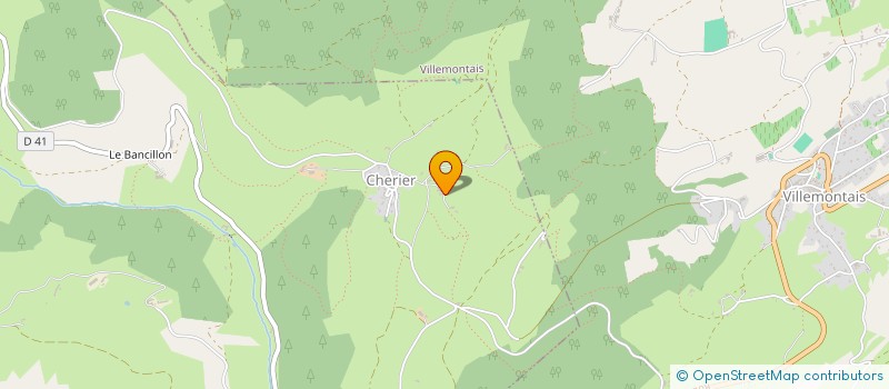 localisation de l'entreprise MONSIEUR PIERRE LABOURE  CHAMPOLY