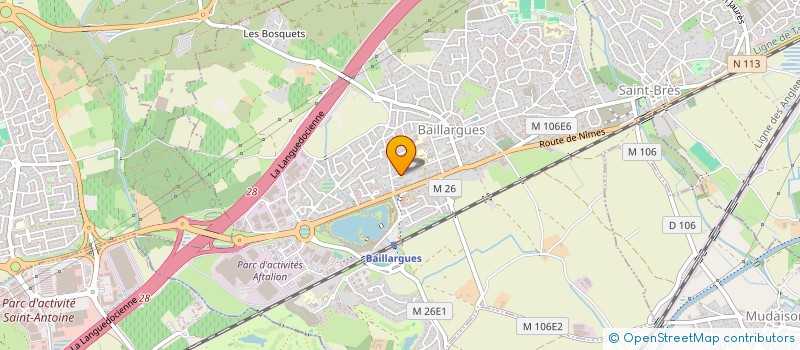 localisation de l'entreprise MONSIEUR PIERRE LABROT à BAILLARGUES