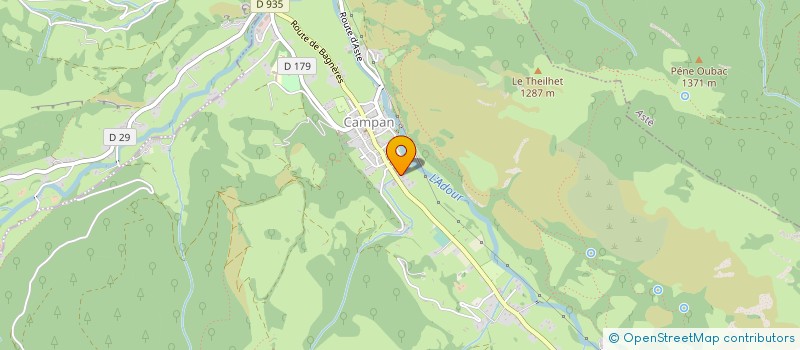 localisation de l'entreprise MONSIEUR PIERRE LABROUSSE  CAMPAN