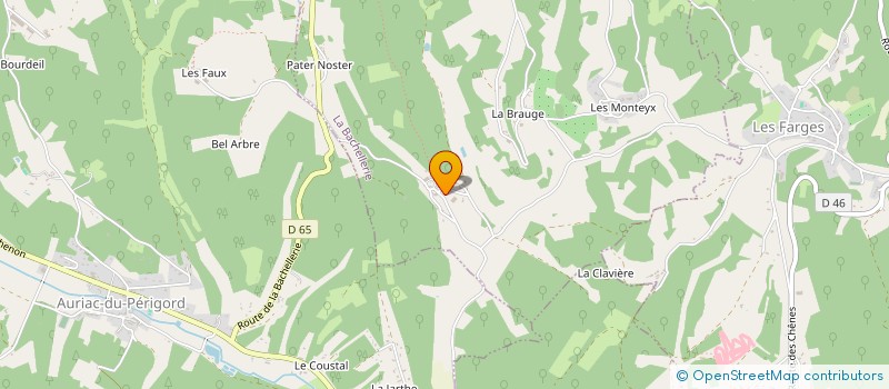 localisation de l'entreprise MONSIEUR PIERRE LACABANNE à LA BACHELLERIE
