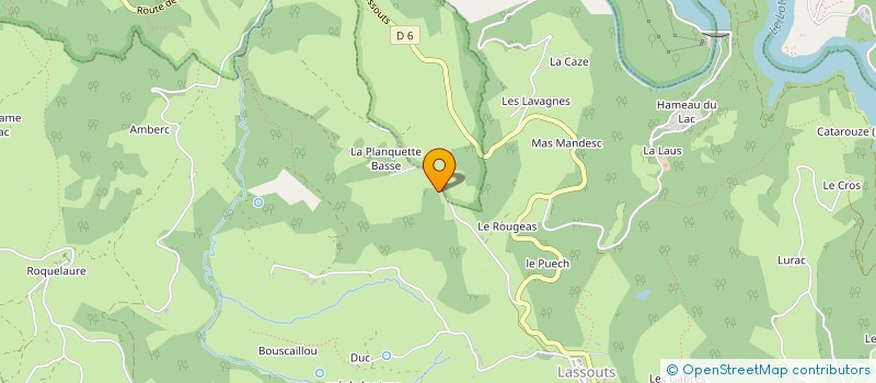 localisation de l'entreprise MONSIEUR PIERRE LACAN  LASSOUTS