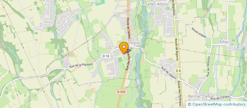 localisation de l'entreprise MONSIEUR PIERRE LACASSAGNE  BERNAC-DEBAT