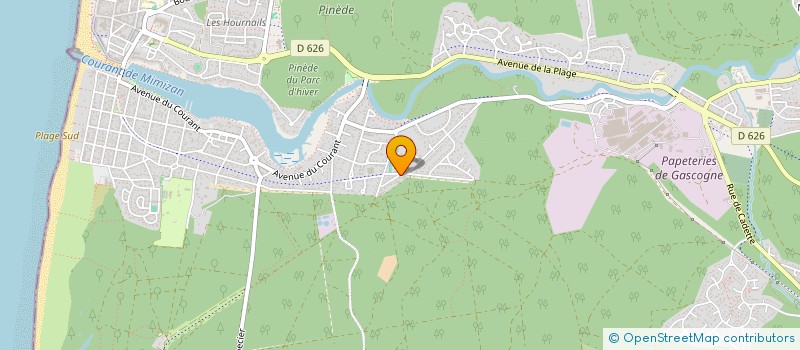 localisation de l'entreprise MONSIEUR PIERRE LACAVALERIE  MIMIZAN