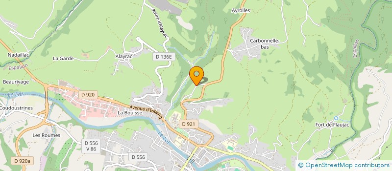 localisation de l'entreprise MONSIEUR PIERRE LACAZE  ESPALION