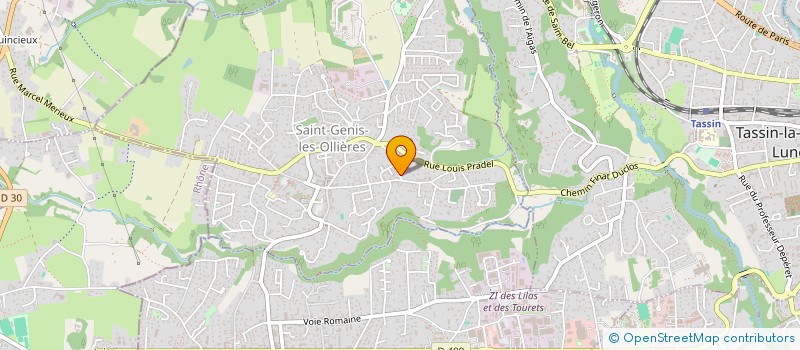 localisation de l'entreprise MONSIEUR PIERRE LACHANA à SAINT-GENIS-LES-OLLIERES