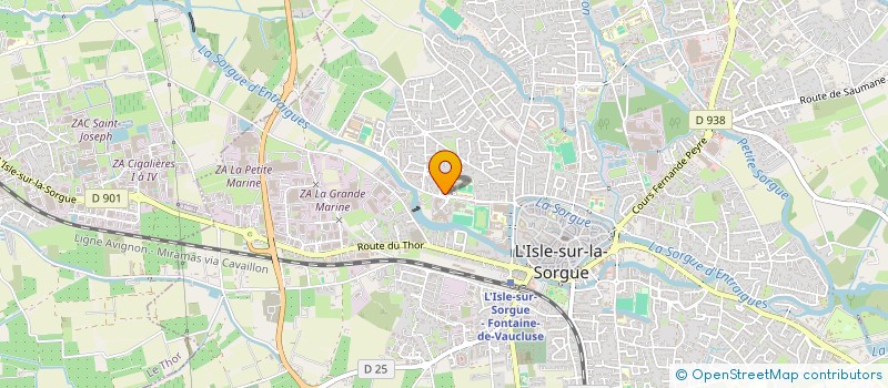 localisation de l'entreprise MONSIEUR PIERRE LACHIVER à L'ISLE-SUR-LA-SORGUE