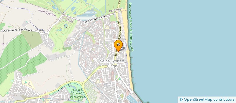 localisation de l'entreprise MONSIEUR PIERRE LACLARE LOPEZ  SAINT-CYPRIEN