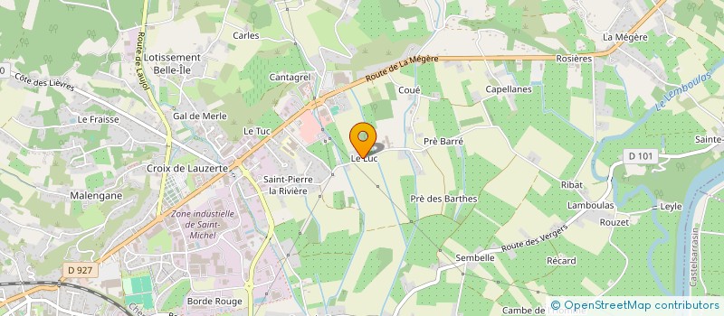 localisation de l'entreprise MONSIEUR PIERRE LACOMBE à MOISSAC