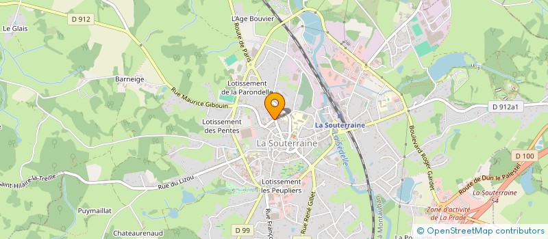 localisation de l'entreprise MONSIEUR PIERRE LACORRE à LA SOUTERRAINE