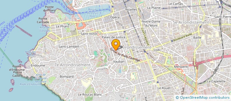 localisation de l'entreprise MONSIEUR PIERRE LACOTE à MARSEILLE