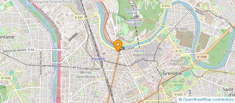 localisation de l'entreprise MONSIEUR PIERRE LACROIX à GRENOBLE