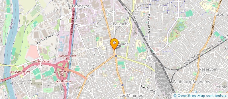 localisation de l'entreprise MONSIEUR PIERRE LACROUX à TOULOUSE