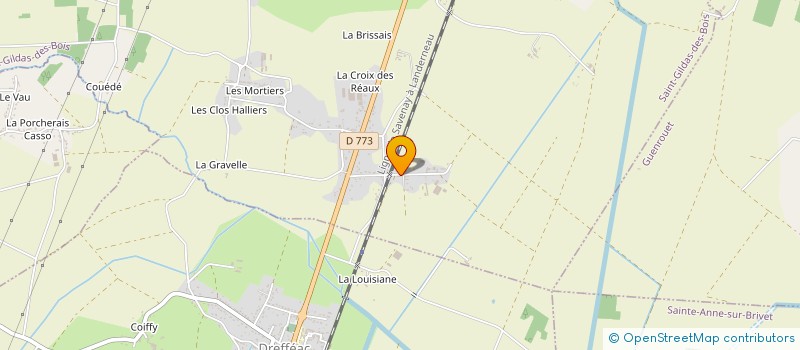 localisation de l'entreprise MONSIEUR PIERRE LAE à SAINT-GILDAS-DES-BOIS