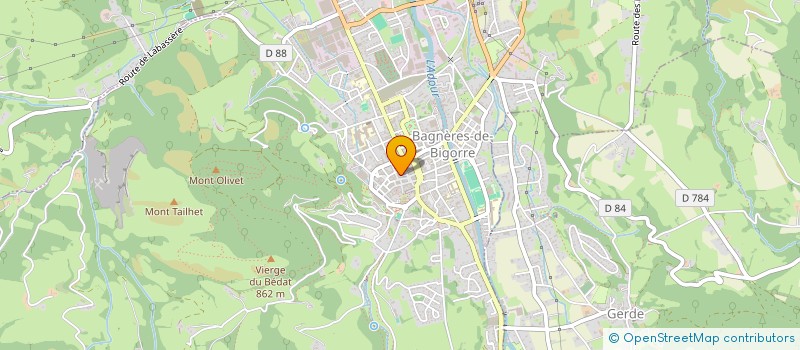 localisation de l'entreprise MONSIEUR PIERRE LAFAILLE  BAGNERES-DE-BIGORRE
