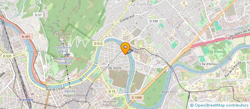 localisation de l'entreprise MONSIEUR PIERRE LAFANECHERE  GRENOBLE
