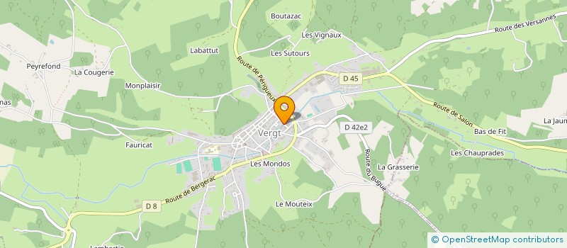 localisation de l'entreprise MONSIEUR PIERRE LAFARGUE  LACROPTE