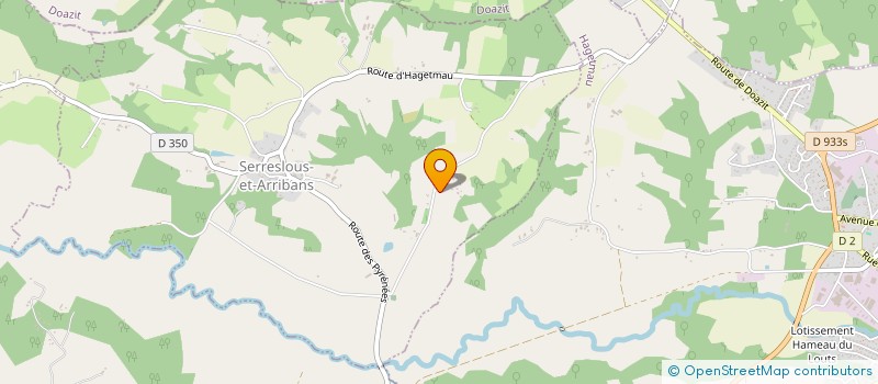 localisation de l'entreprise MONSIEUR PIERRE LAFARGUE  SERRESLOUS-ET-ARRIBANS