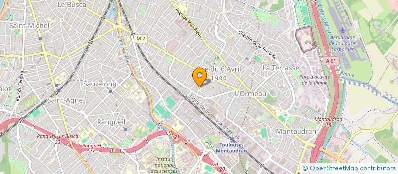 localisation de l'entreprise MONSIEUR PIERRE LAFFONT à TOULOUSE