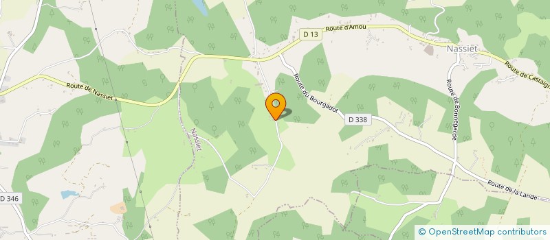 localisation de l'entreprise MONSIEUR PIERRE LAFITTE  NASSIET